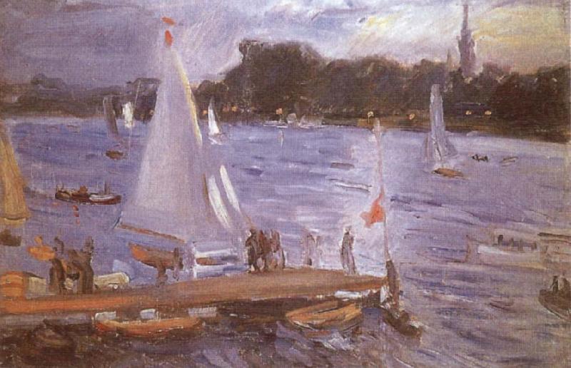 Max Slevogt The Alster at Hamburg china oil painting image